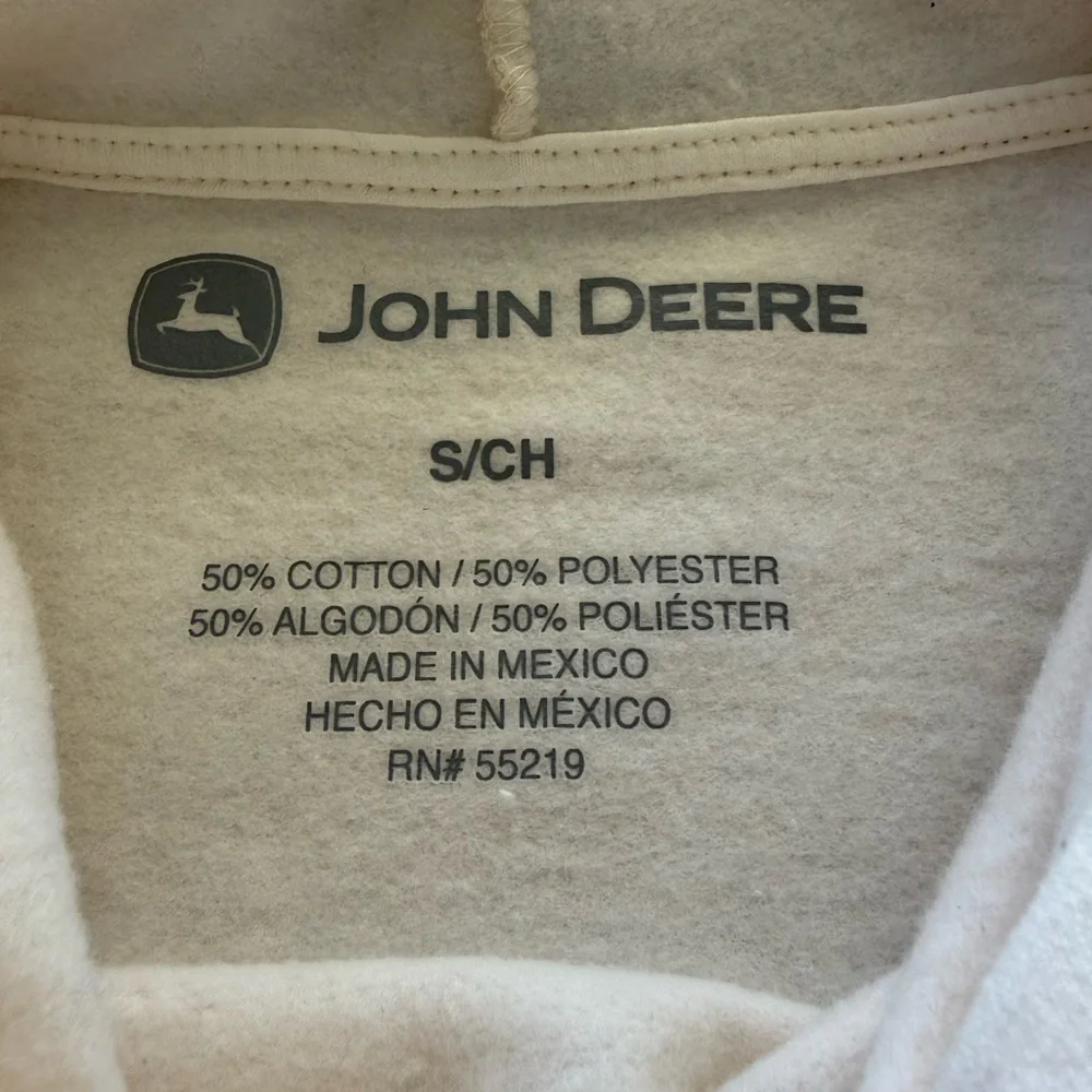 John Deere Men's Off-White Sweater - Picture 2 of 7
